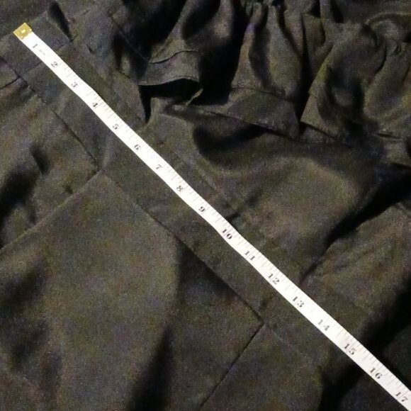 Level Eight Black One Shoulder Ruffled Mini Cocktail Dress Size M - Picture 10 of 12